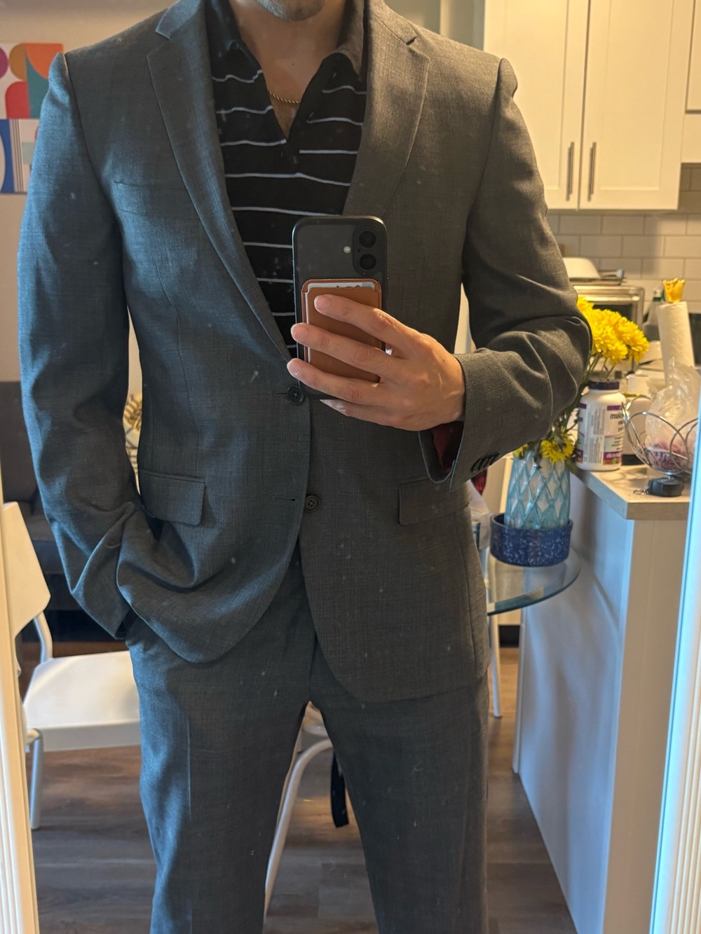 2-piece suit from Joseph Abboud (JOE line)